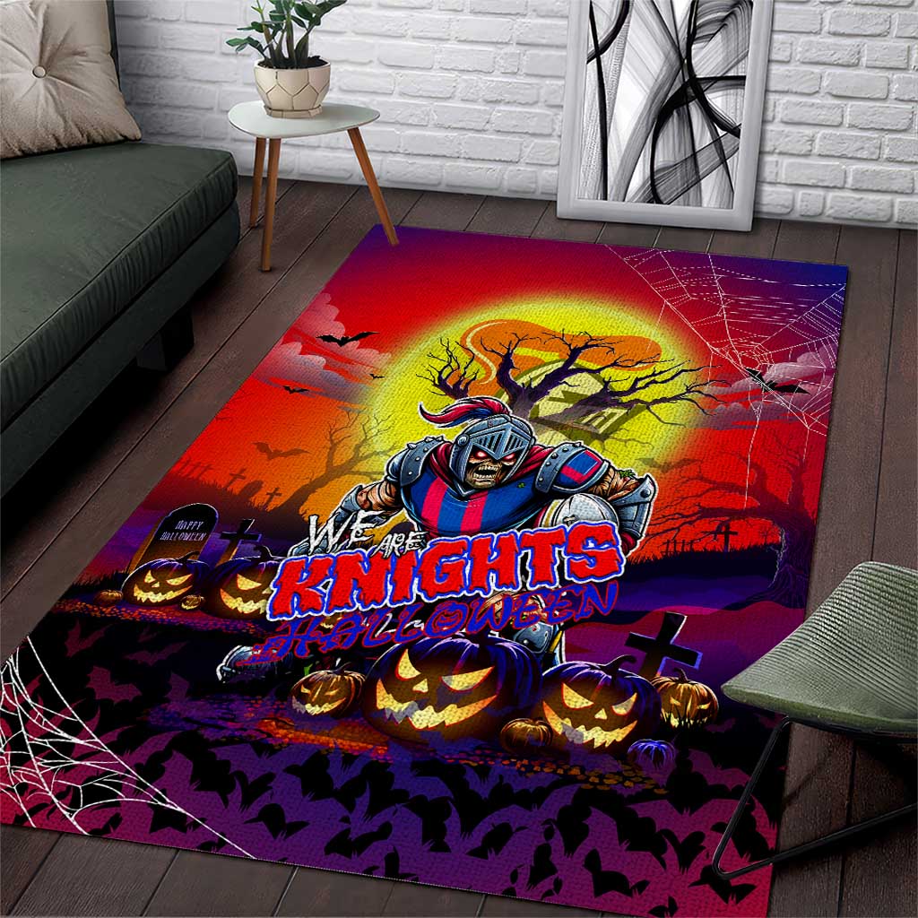 We Are Knights Halloween Area Rug Pumpkin Scary Spooky Season - Aussie Hoodie