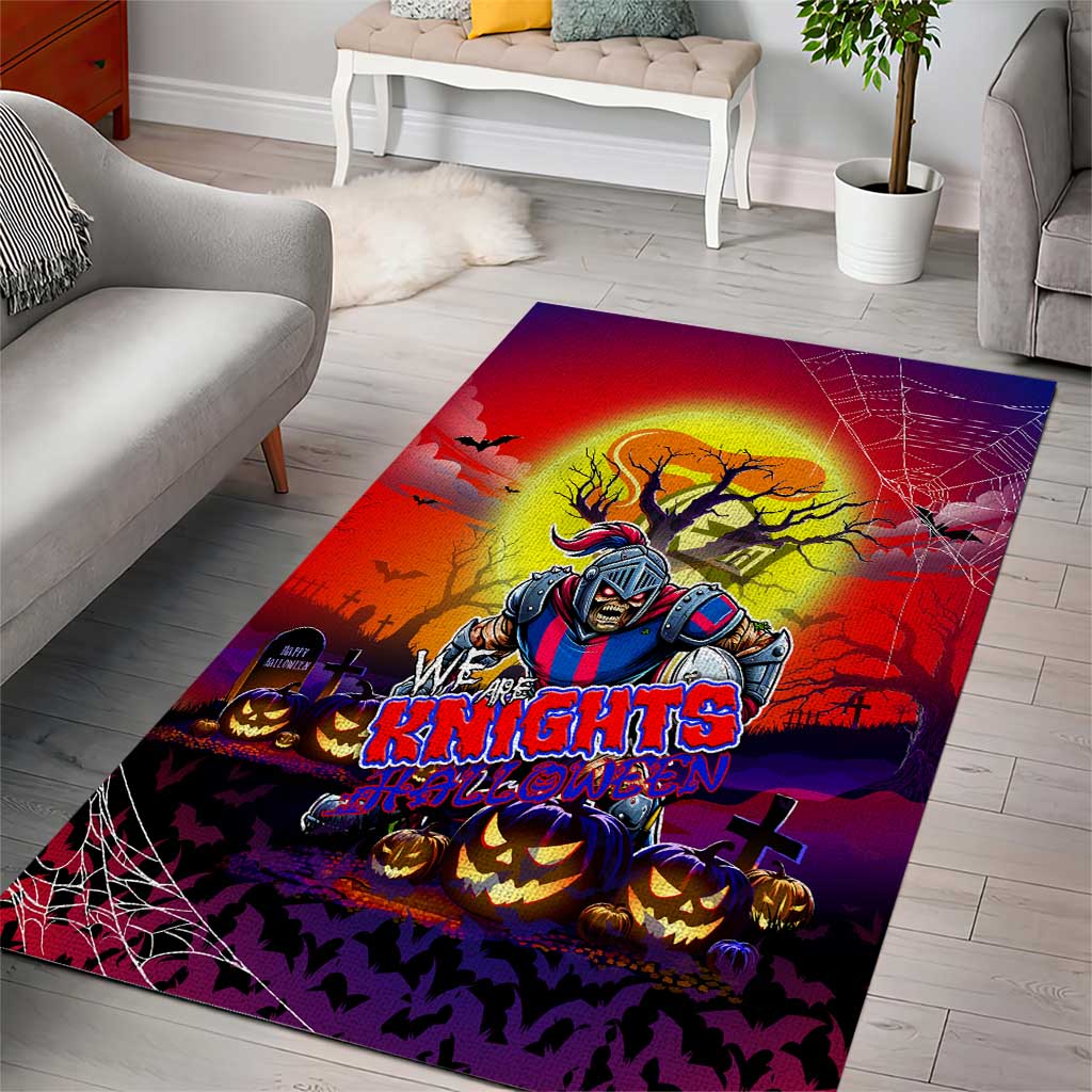 We Are Knights Halloween Area Rug Pumpkin Scary Spooky Season - Aussie Hoodie