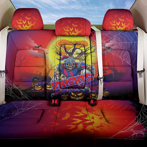 We Are Knights Halloween Back Car Seat Cover Pumpkin Scary Spooky Season - Aussie Hoodie