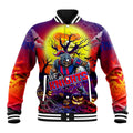 We Are Knights Halloween Baseball Jacket Pumpkin Scary Spooky Season - Aussie Hoodie