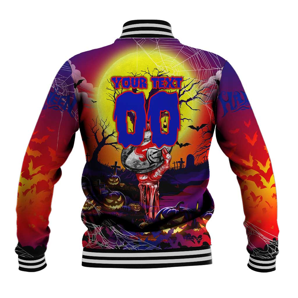 We Are Knights Halloween Baseball Jacket Pumpkin Scary Spooky Season - Aussie Hoodie