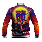 We Are Knights Halloween Baseball Jacket Pumpkin Scary Spooky Season - Aussie Hoodie