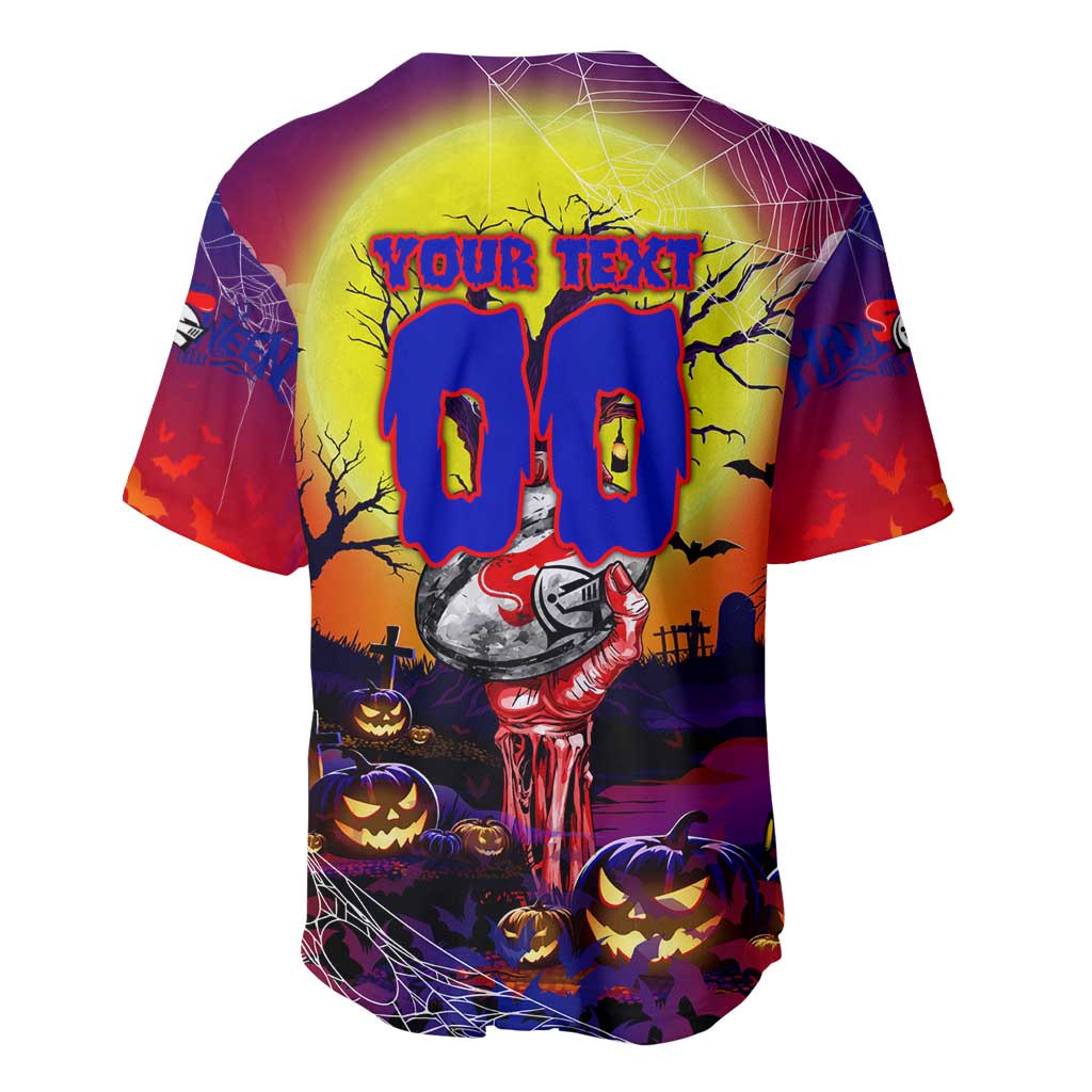 We Are Knights Halloween Baseball Jersey Pumpkin Scary Spooky Season - Aussie Hoodie