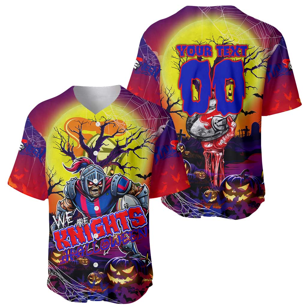 We Are Knights Halloween Baseball Jersey Pumpkin Scary Spooky Season - Aussie Hoodie