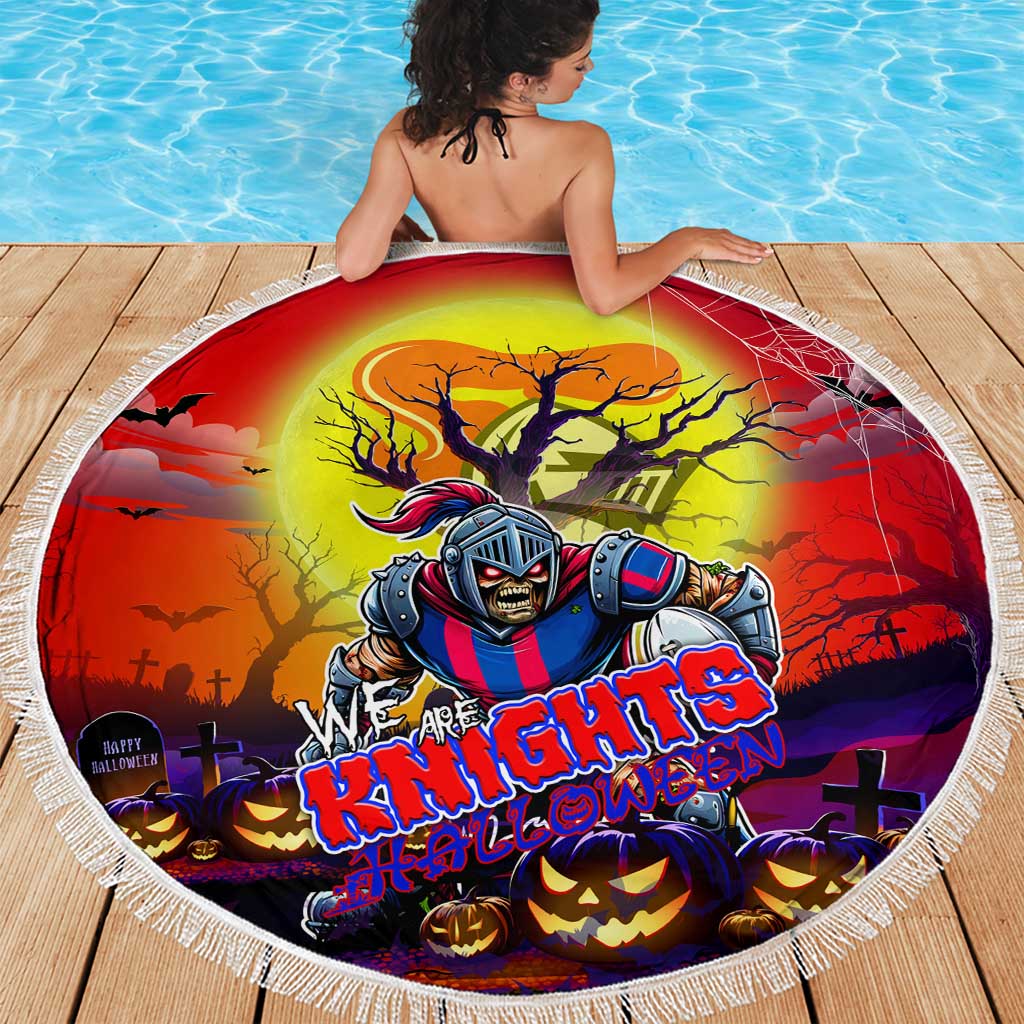We Are Knights Halloween Beach Blanket Pumpkin Scary Spooky Season - Aussie Hoodie