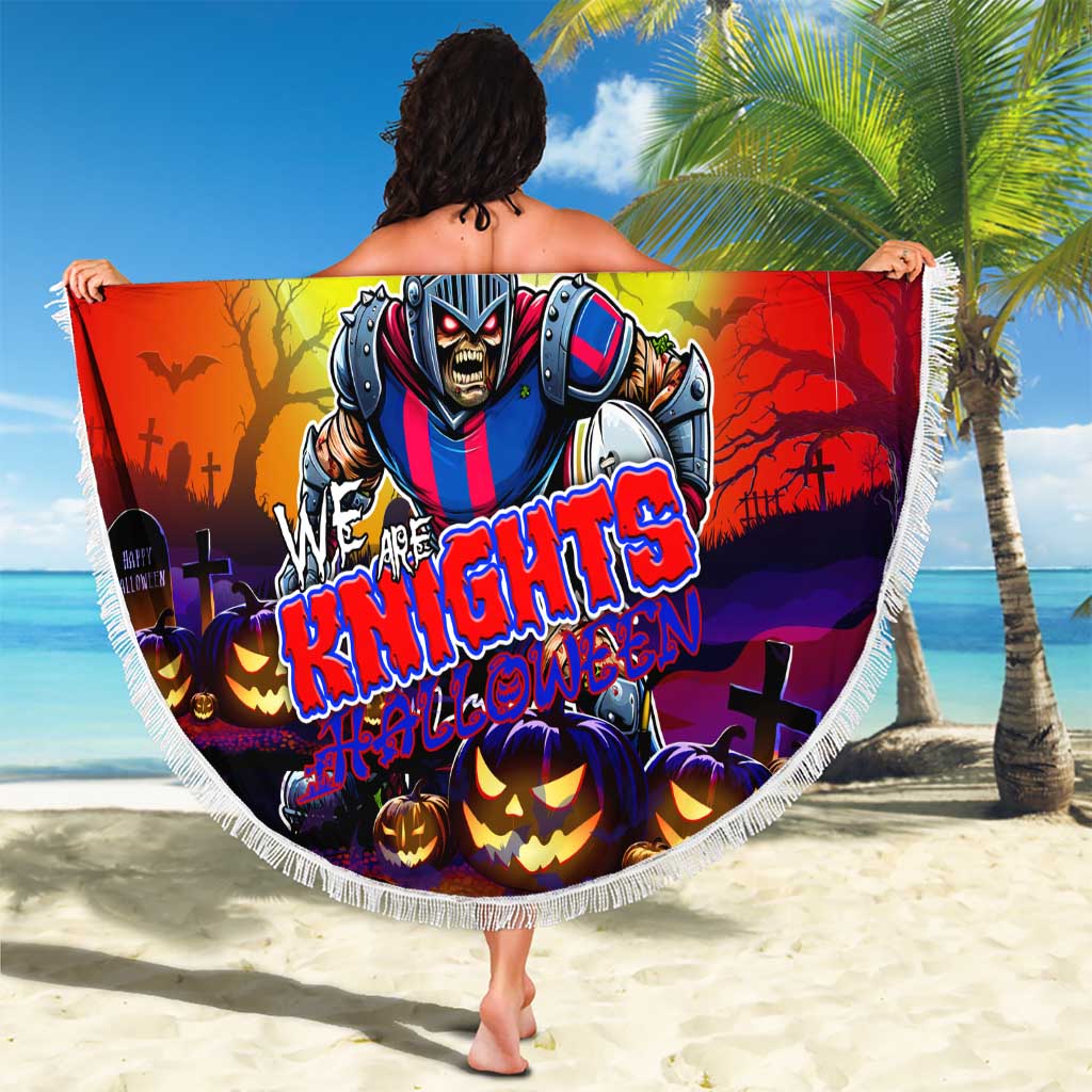 We Are Knights Halloween Beach Blanket Pumpkin Scary Spooky Season - Aussie Hoodie