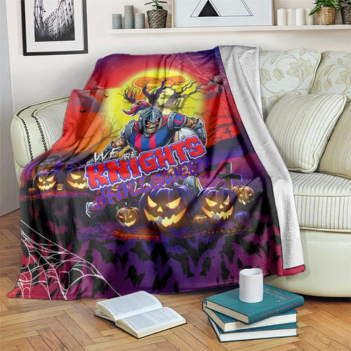 We Are Knights Halloween Blanket Pumpkin Scary Spooky Season - Aussie Hoodie