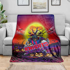 We Are Knights Halloween Blanket Pumpkin Scary Spooky Season - Aussie Hoodie