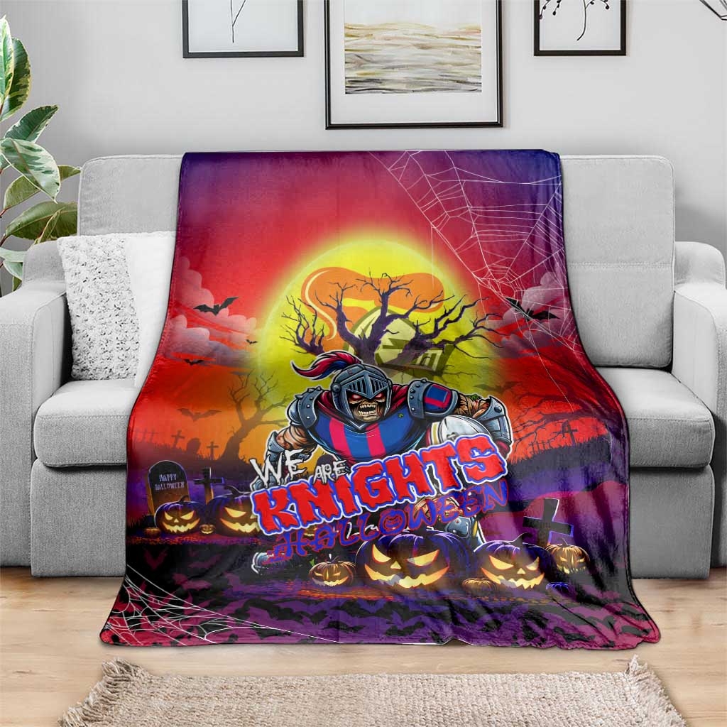 We Are Knights Halloween Blanket Pumpkin Scary Spooky Season - Aussie Hoodie