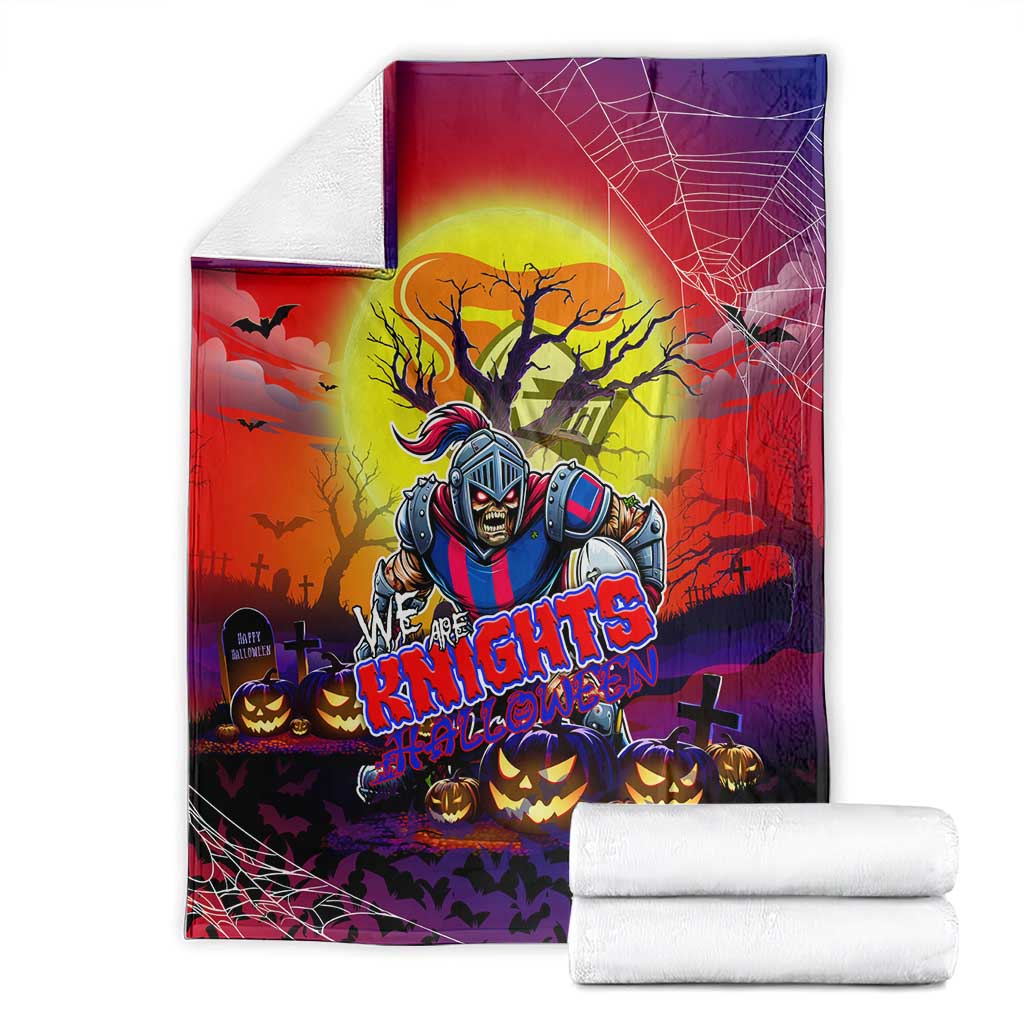 We Are Knights Halloween Blanket Pumpkin Scary Spooky Season - Aussie Hoodie