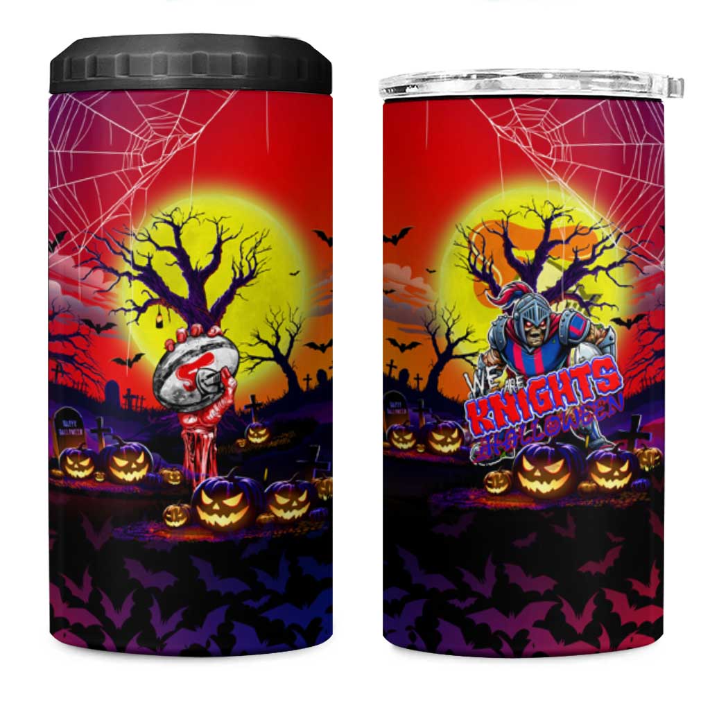 We Are Knights Halloween 4 in 1 Can Cooler Tumbler Pumpkin Scary Spooky Season - Aussie Hoodie