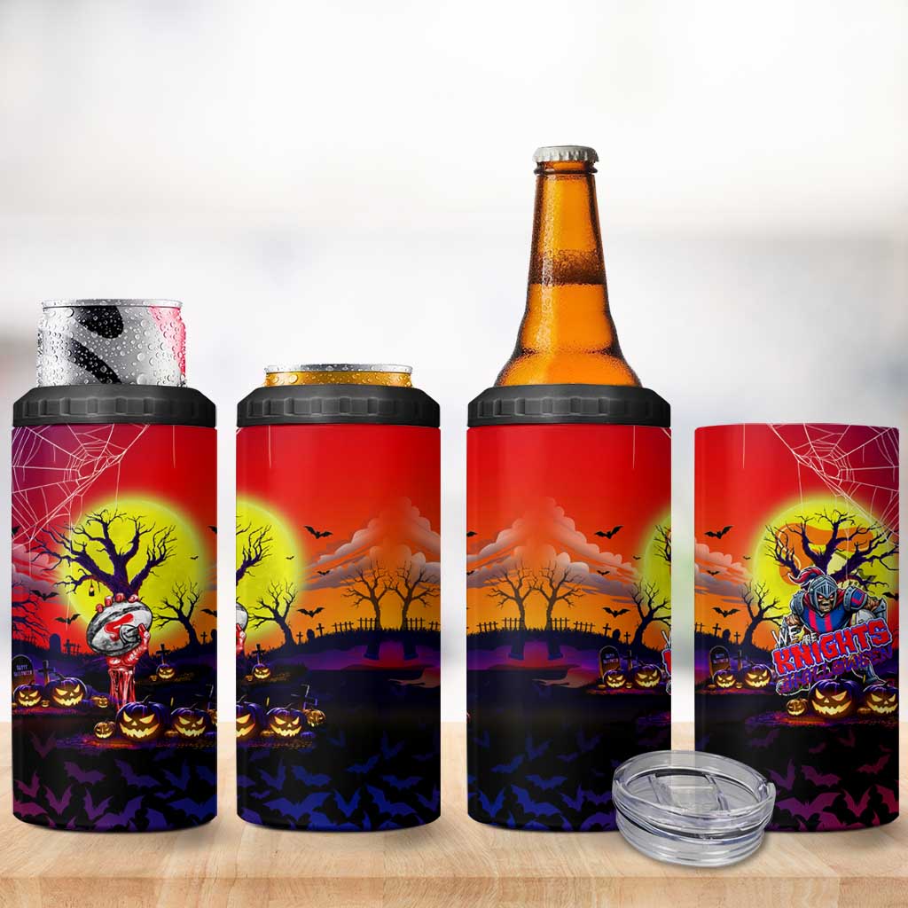 We Are Knights Halloween 4 in 1 Can Cooler Tumbler Pumpkin Scary Spooky Season - Aussie Hoodie