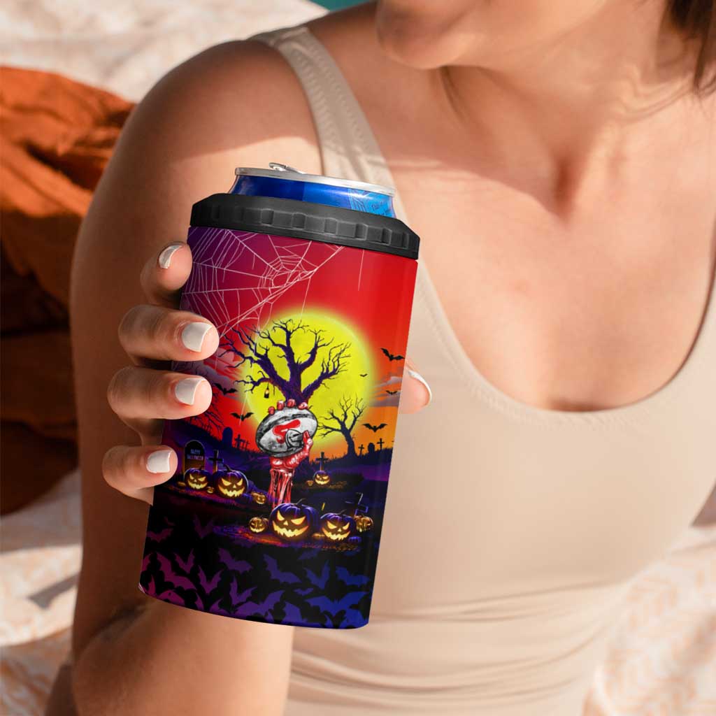 We Are Knights Halloween 4 in 1 Can Cooler Tumbler Pumpkin Scary Spooky Season - Aussie Hoodie