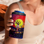 We Are Knights Halloween 4 in 1 Can Cooler Tumbler Pumpkin Scary Spooky Season - Aussie Hoodie