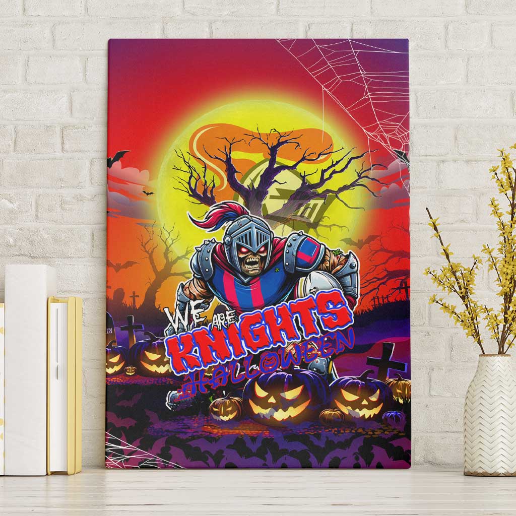 We Are Knights Halloween Canvas Wall Art Pumpkin Scary Spooky Season - Aussie Hoodie