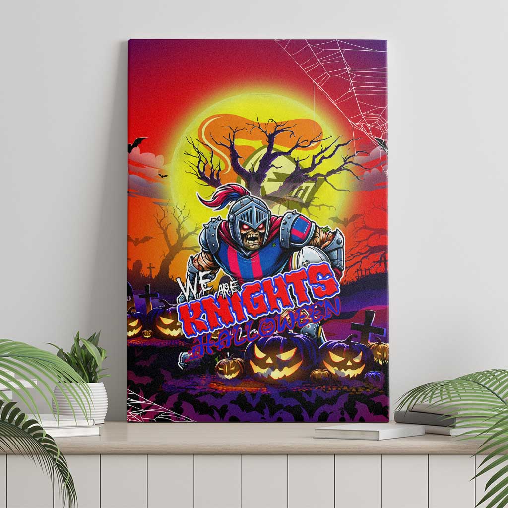 We Are Knights Halloween Canvas Wall Art Pumpkin Scary Spooky Season - Aussie Hoodie