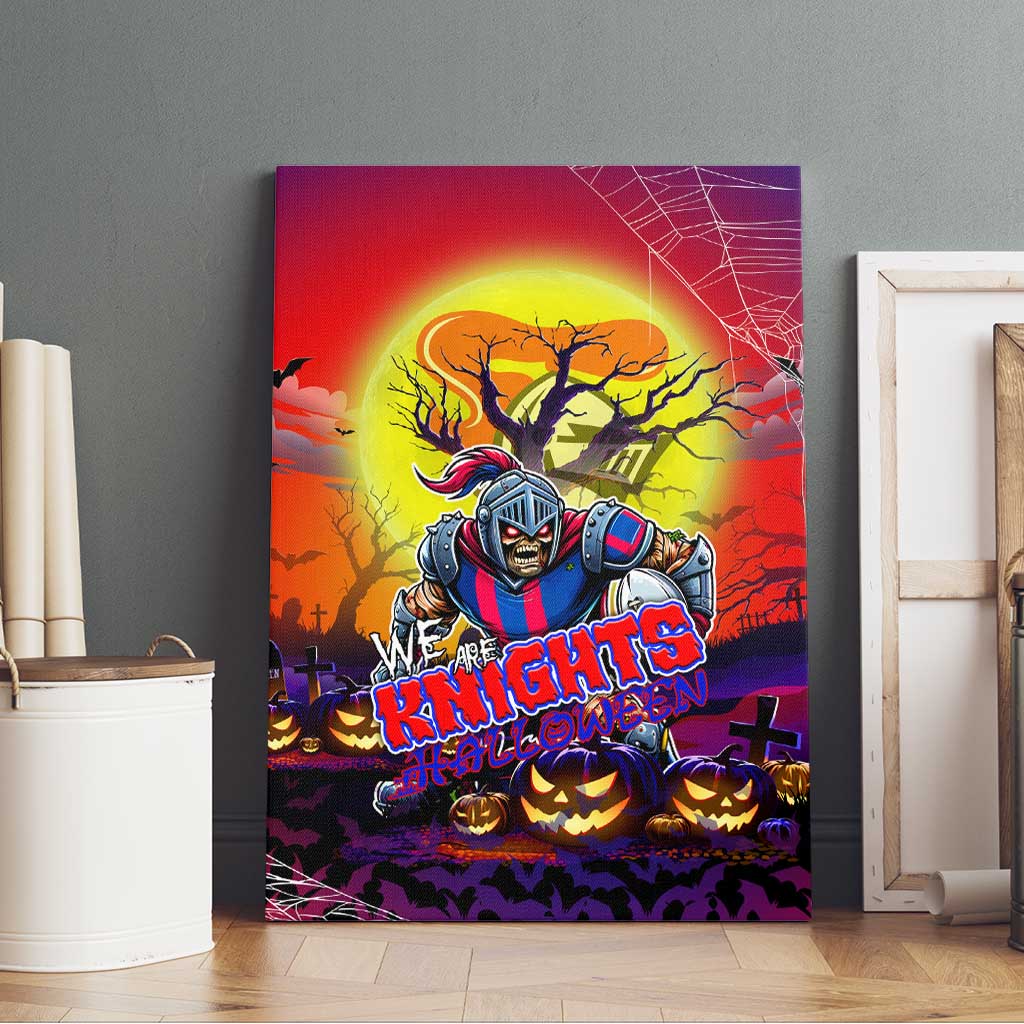 We Are Knights Halloween Canvas Wall Art Pumpkin Scary Spooky Season - Aussie Hoodie