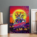 We Are Knights Halloween Canvas Wall Art Pumpkin Scary Spooky Season - Aussie Hoodie