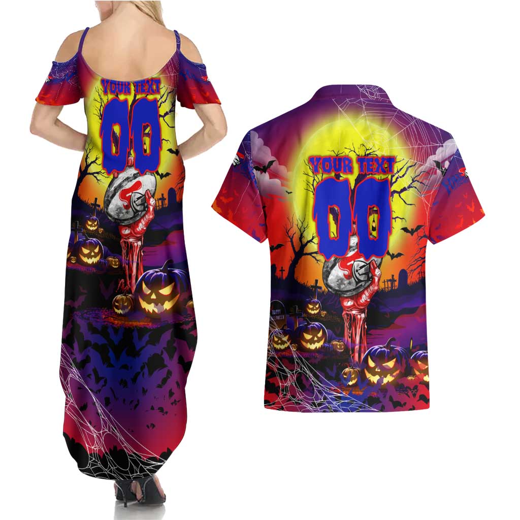 We Are Knights Halloween Couples Matching Summer Maxi Dress and Hawaiian Shirt Pumpkin Scary Spooky Season - Aussie Hoodie