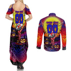 We Are Knights Halloween Couples Matching Summer Maxi Dress and Long Sleeve Button Shirt Pumpkin Scary Spooky Season - Aussie Hoodie