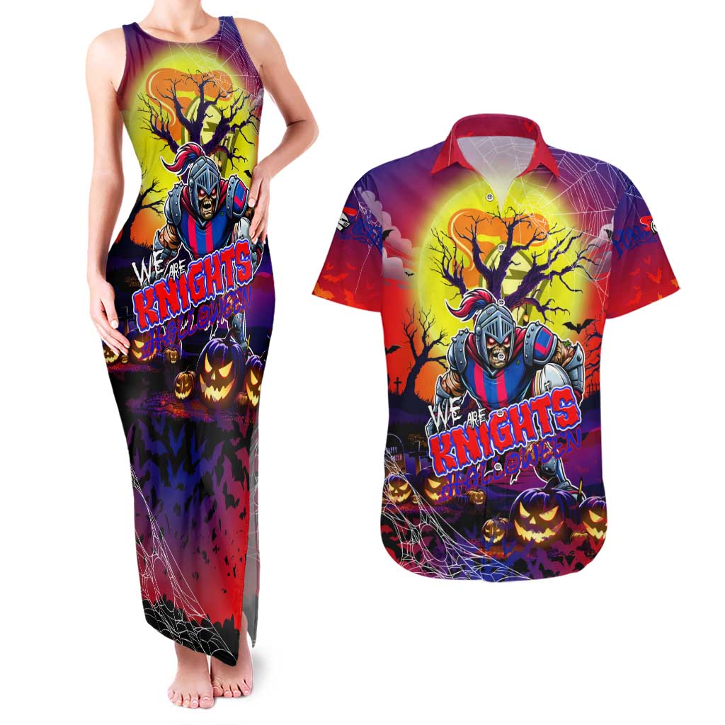 We Are Knights Halloween Couples Matching Tank Maxi Dress and Hawaiian Shirt Pumpkin Scary Spooky Season - Aussie Hoodie
