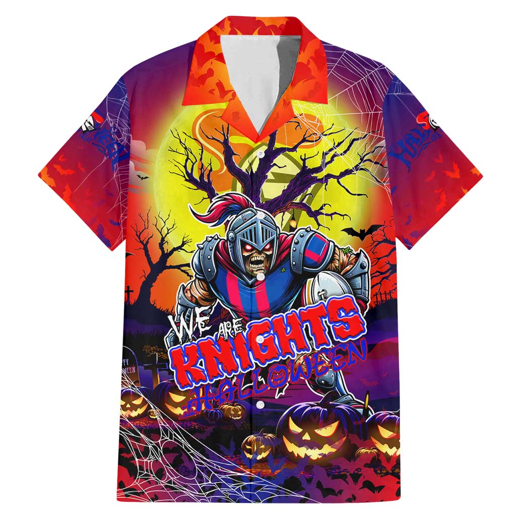We Are Knights Halloween Family Matching Mermaid Dress and Hawaiian Shirt Pumpkin Scary Spooky Season - Aussie Hoodie