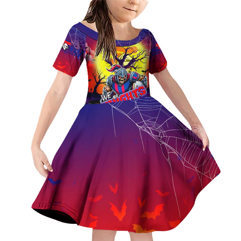 We Are Knights Halloween Family Matching Off Shoulder Short Dress and Hawaiian Shirt Pumpkin Scary Spooky Season - Aussie Hoodie