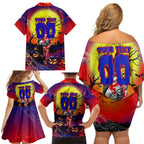 We Are Knights Halloween Family Matching Off Shoulder Short Dress and Hawaiian Shirt Pumpkin Scary Spooky Season - Aussie Hoodie