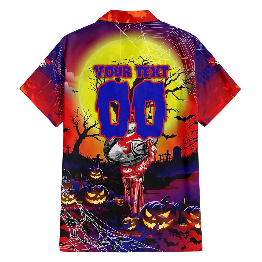 We Are Knights Halloween Family Matching Off Shoulder Short Dress and Hawaiian Shirt Pumpkin Scary Spooky Season - Aussie Hoodie