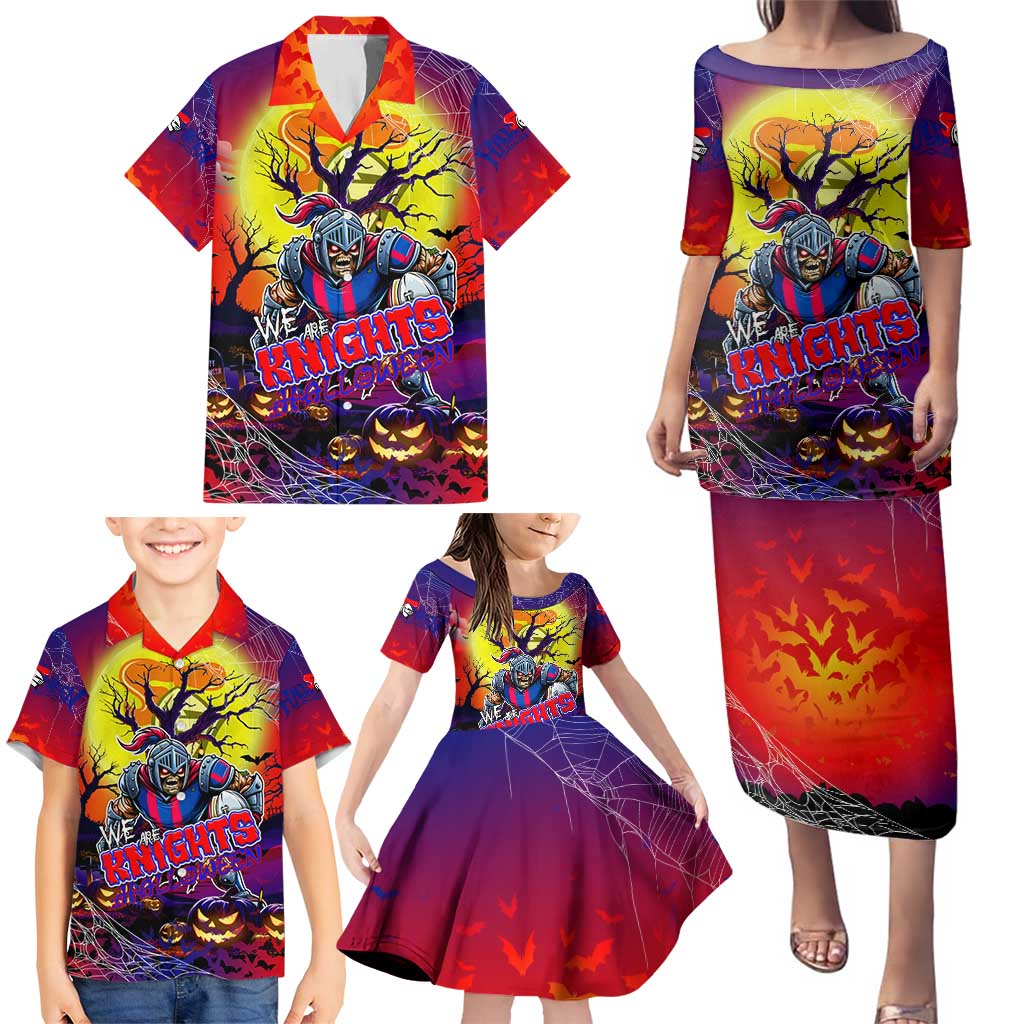 We Are Knights Halloween Family Matching Puletasi and Hawaiian Shirt Pumpkin Scary Spooky Season - Aussie Hoodie