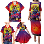 We Are Knights Halloween Family Matching Puletasi and Hawaiian Shirt Pumpkin Scary Spooky Season - Aussie Hoodie
