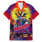 We Are Knights Halloween Family Matching Puletasi and Hawaiian Shirt Pumpkin Scary Spooky Season - Aussie Hoodie