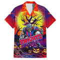 We Are Knights Halloween Family Matching Short Sleeve Bodycon Dress and Hawaiian Shirt Pumpkin Scary Spooky Season - Aussie Hoodie