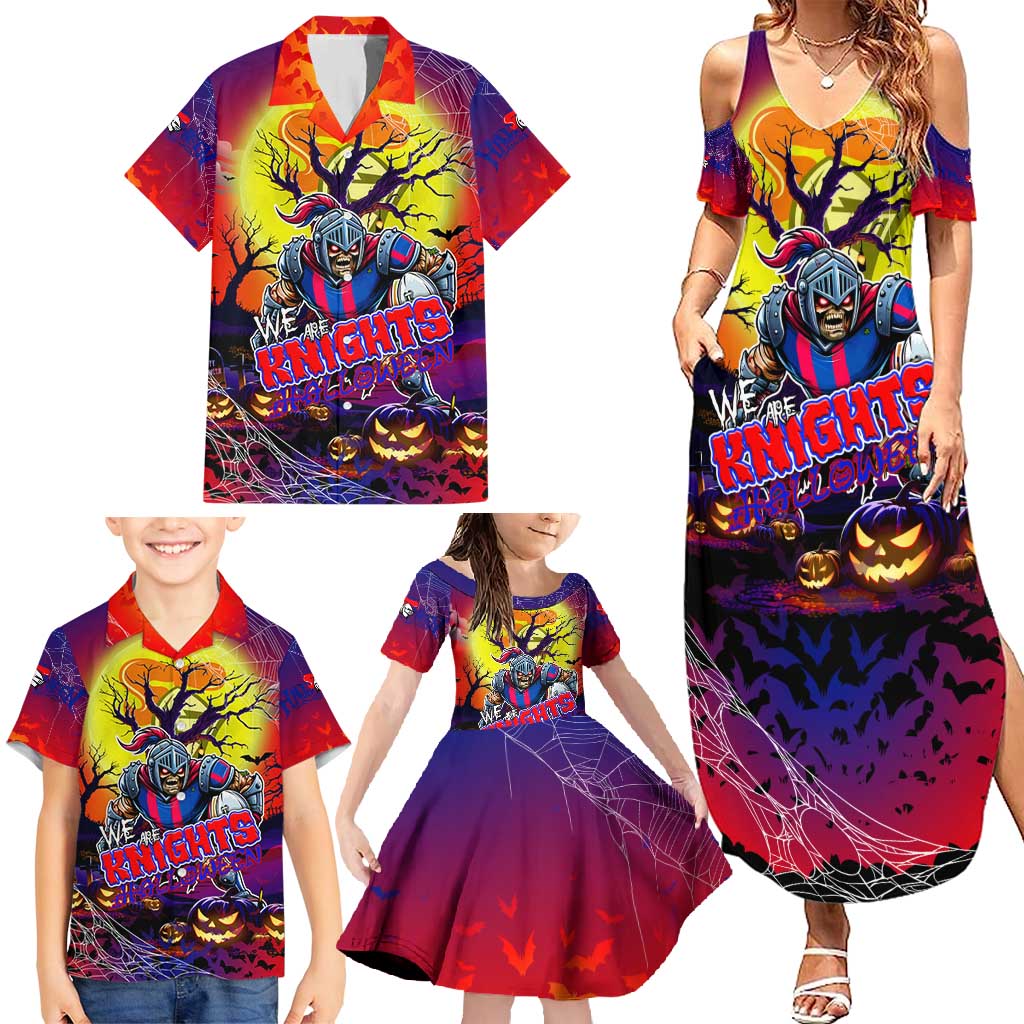 We Are Knights Halloween Family Matching Summer Maxi Dress and Hawaiian Shirt Pumpkin Scary Spooky Season - Aussie Hoodie