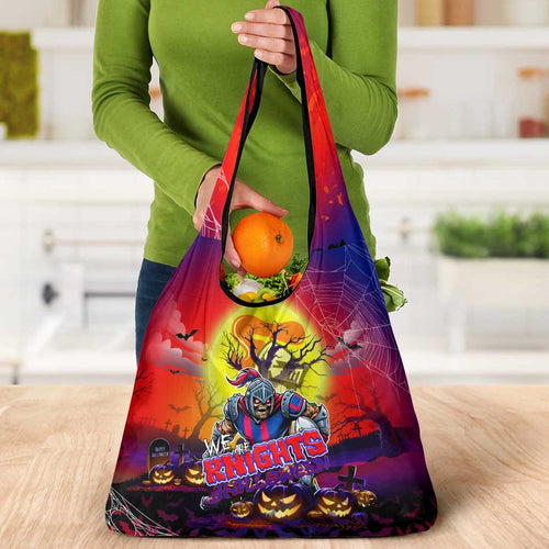 We Are Knights Halloween Grocery Bag Pumpkin Scary Spooky Season - Aussie Hoodie