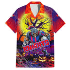 We Are Knights Halloween Hawaiian Shirt Pumpkin Scary Spooky Season - Aussie Hoodie