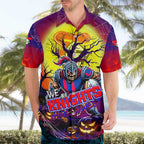We Are Knights Halloween Hawaiian Shirt Pumpkin Scary Spooky Season - Aussie Hoodie