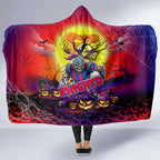 We Are Knights Halloween Hooded Blanket Pumpkin Scary Spooky Season - Aussie Hoodie