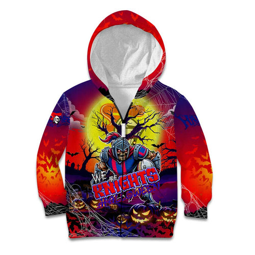 We Are Knights Halloween Kid Hoodie Pumpkin Scary Spooky Season - Aussie Hoodie