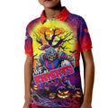 We Are Knights Halloween Kid Polo Shirt Pumpkin Scary Spooky Season - Aussie Hoodie