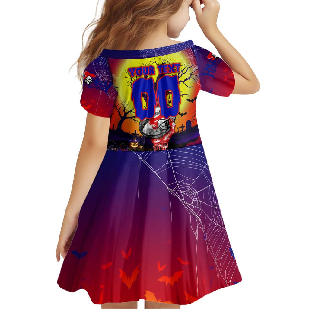 We Are Knights Halloween Kid Short Sleeve Dress Pumpkin Scary Spooky Season - Aussie Hoodie