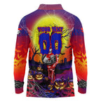 We Are Knights Halloween Long Sleeve Polo Shirt Pumpkin Scary Spooky Season - Aussie Hoodie