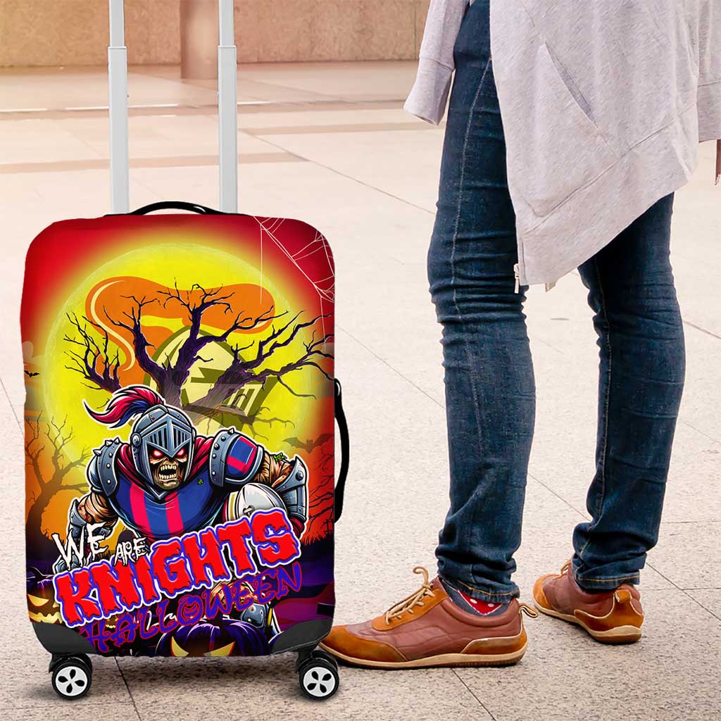 We Are Knights Halloween Luggage Cover Pumpkin Scary Spooky Season - Aussie Hoodie