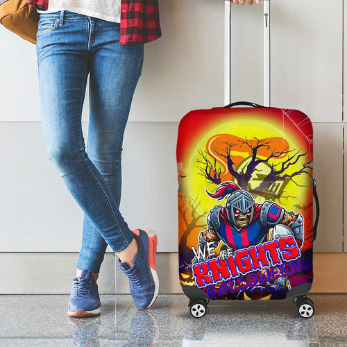 We Are Knights Halloween Luggage Cover Pumpkin Scary Spooky Season - Aussie Hoodie