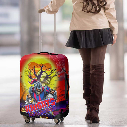 We Are Knights Halloween Luggage Cover Pumpkin Scary Spooky Season - Aussie Hoodie