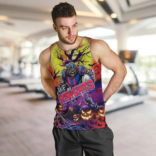 We Are Knights Halloween Men Tank Top Pumpkin Scary Spooky Season - Aussie Hoodie