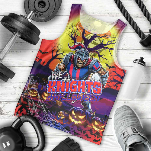We Are Knights Halloween Men Tank Top Pumpkin Scary Spooky Season - Aussie Hoodie