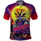 We Are Knights Halloween Polo Shirt Pumpkin Scary Spooky Season - Aussie Hoodie
