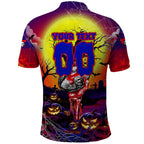 We Are Knights Halloween Polo Shirt Pumpkin Scary Spooky Season - Aussie Hoodie