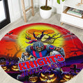 We Are Knights Halloween Round Carpet Pumpkin Scary Spooky Season - Aussie Hoodie
